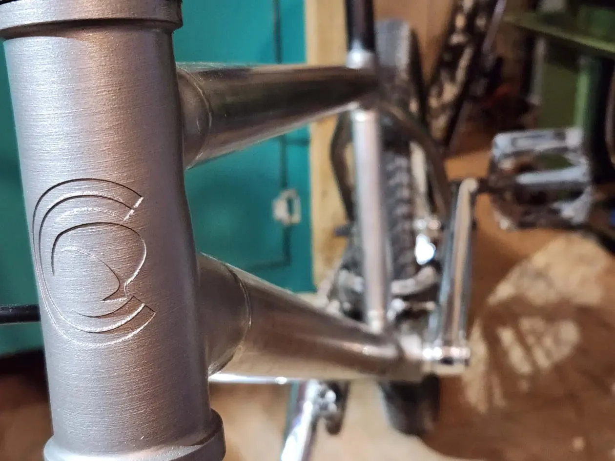 Titanium BMX frame