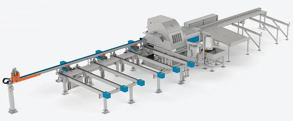 Tornado linear saw machine
