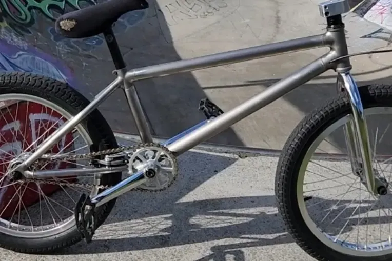3D printed titanium BMX frame